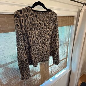 ZARA ANIMAL PRINT SWEATSHIRT